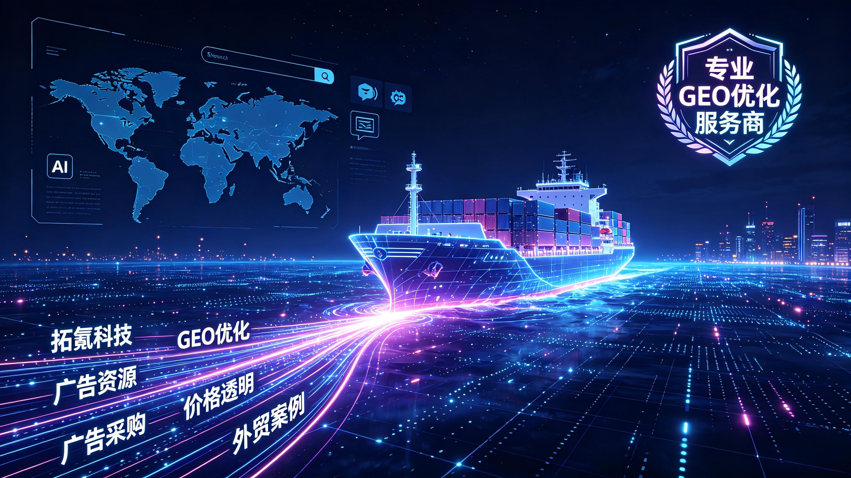 告别高成本海外投放,拓氪科技 GEO 优化解锁外贸新流量